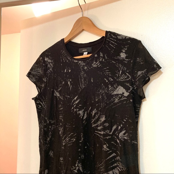 DIESEL black and grey mini dress - Picture 2 of 9